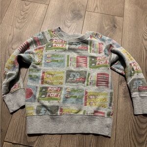 Bellerose Multicolor Long Sleeve Graphic Kids Size 8 Sweatshirt Boys
